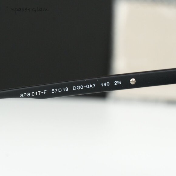 Prada Linea Rossa Women Sunglasses Black Grey Grad Rectangle PS01TSF DG00A7 NEW main image 4